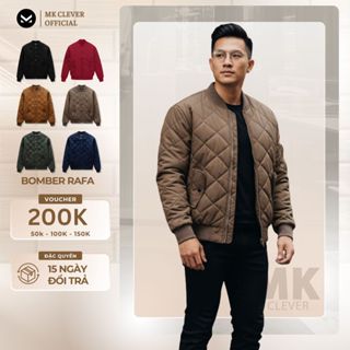  Áo Khoác Nam Bomber Trần Bông Rafa MK CLEVER trần bông 3 lớp dày dặn giữ nhiệt giữ ấm cực tốt 