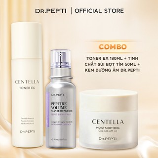  Bộ Sản Phẩm Dr.Pepti Nước Hoa Hồng Tinh Chất Và Kem Dưỡng Giúp Cấp Ẩm Căng Bóng Da 180ml 