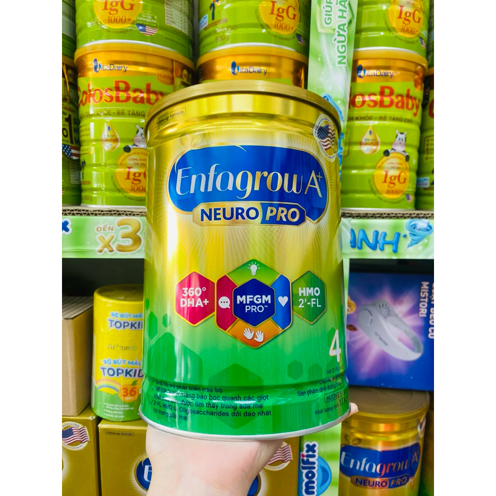 [date 2027] Enfagrow 4 lon 1,7kg vị nhạt dễ uống