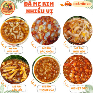[HỎA TỐC] Me Rim Nhiều Vị Chua Ngọt , Ăn Vặt Topping Hủ 500gr Tặng Kèm Đậu Phộng - Mẹ Kem !