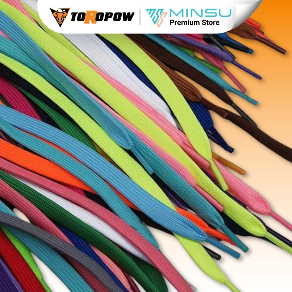 Dây Giày Thể Thao Sneaker Dẹp Nam Nữ Cổ Thấp và Cổ Cao MINSU M0501 Chất Lượng Cao 120 & 160cm Shoelace Jordan