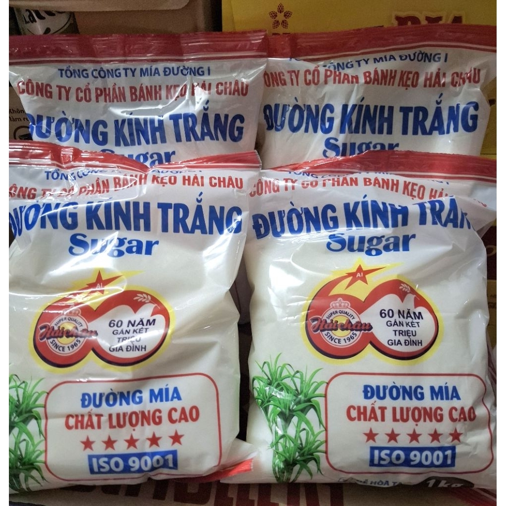 Đường kính trắng sugar hải châu túi 1kg