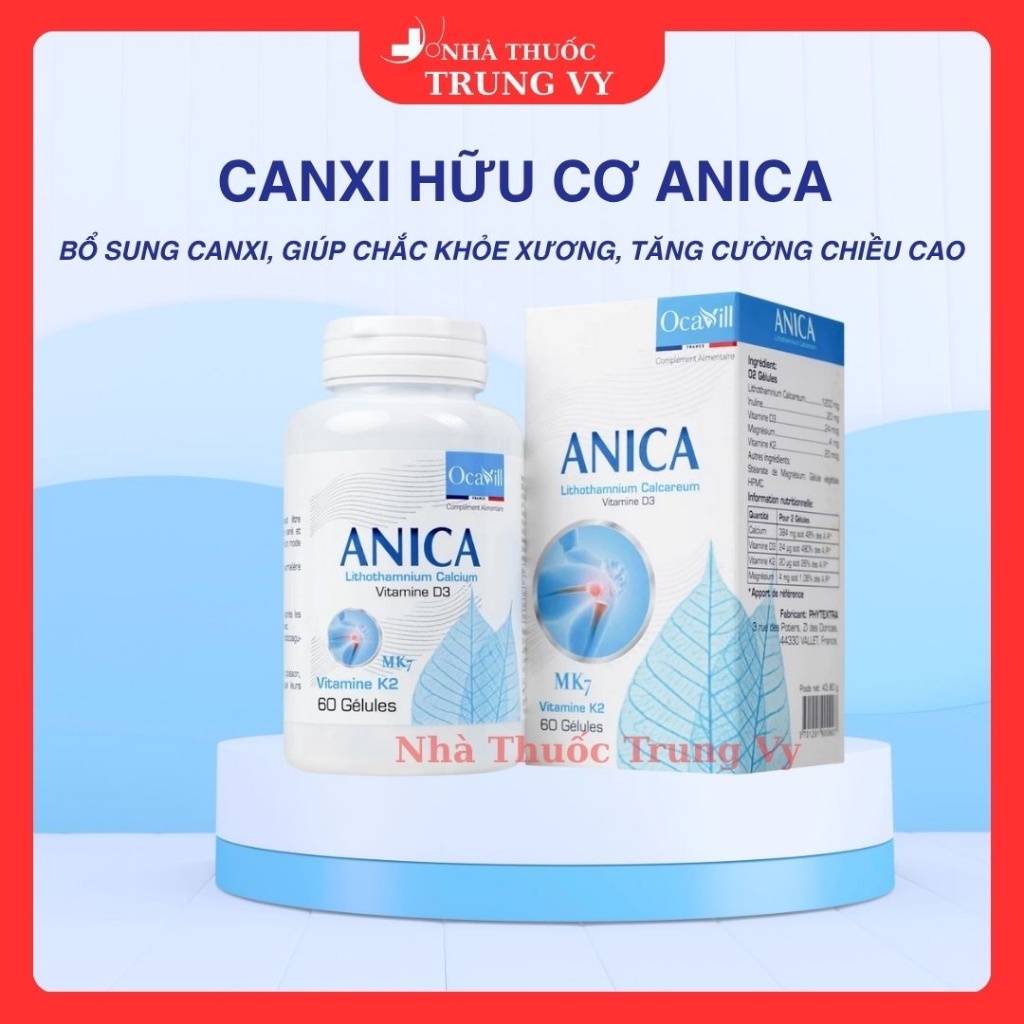 Viên Uống Bổ Sung Canxi ANICA ( Canxi hữu cơ )