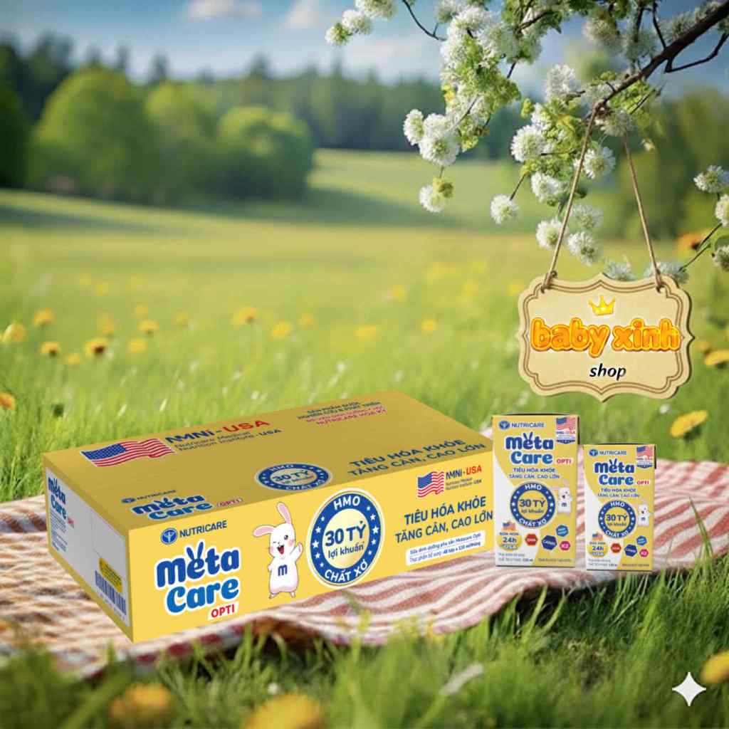Thùng sữa pha sẳn Metacare Opti ( 110ml và 180ml)