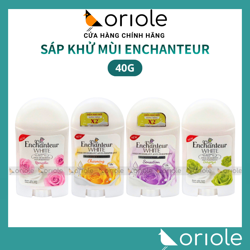 Sáp Khử Mùi Enchanteur White Chính Hãng 40g