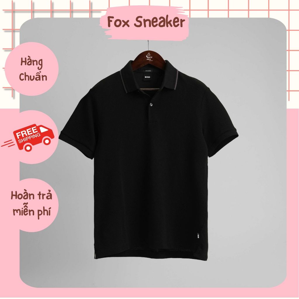 Polo Boss Đen Hàng Chính Hãng | Fox Sneaker