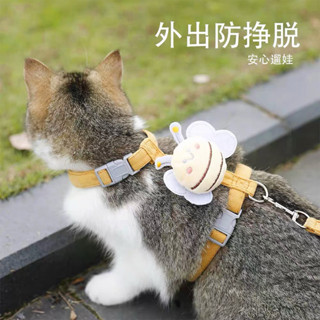  Dây dắt cho chó mèo kèm đai dạng yếm hình con ong siêu xinh  dây dắt kèm đai hình con ong siêu xinh cho thú cưng 