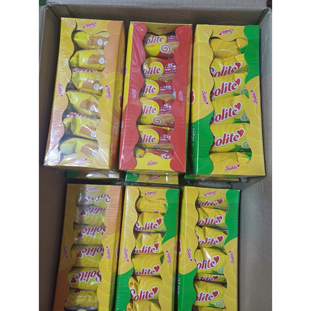 Bánh solite kinh đô 324g 18 gói