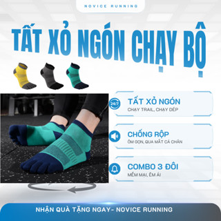   COMBO 3 ĐÔI  Tất Xỏ Ngón Chạy Bộ Thoáng Mát Thoải Mái Tất Đủ Size Nam Nữ TXN-998 