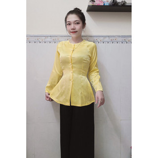 ÁO BÀ BA GẤM HOA ĐÁ ( áo lẻ không kèm quần ) SIZE 40-70kg