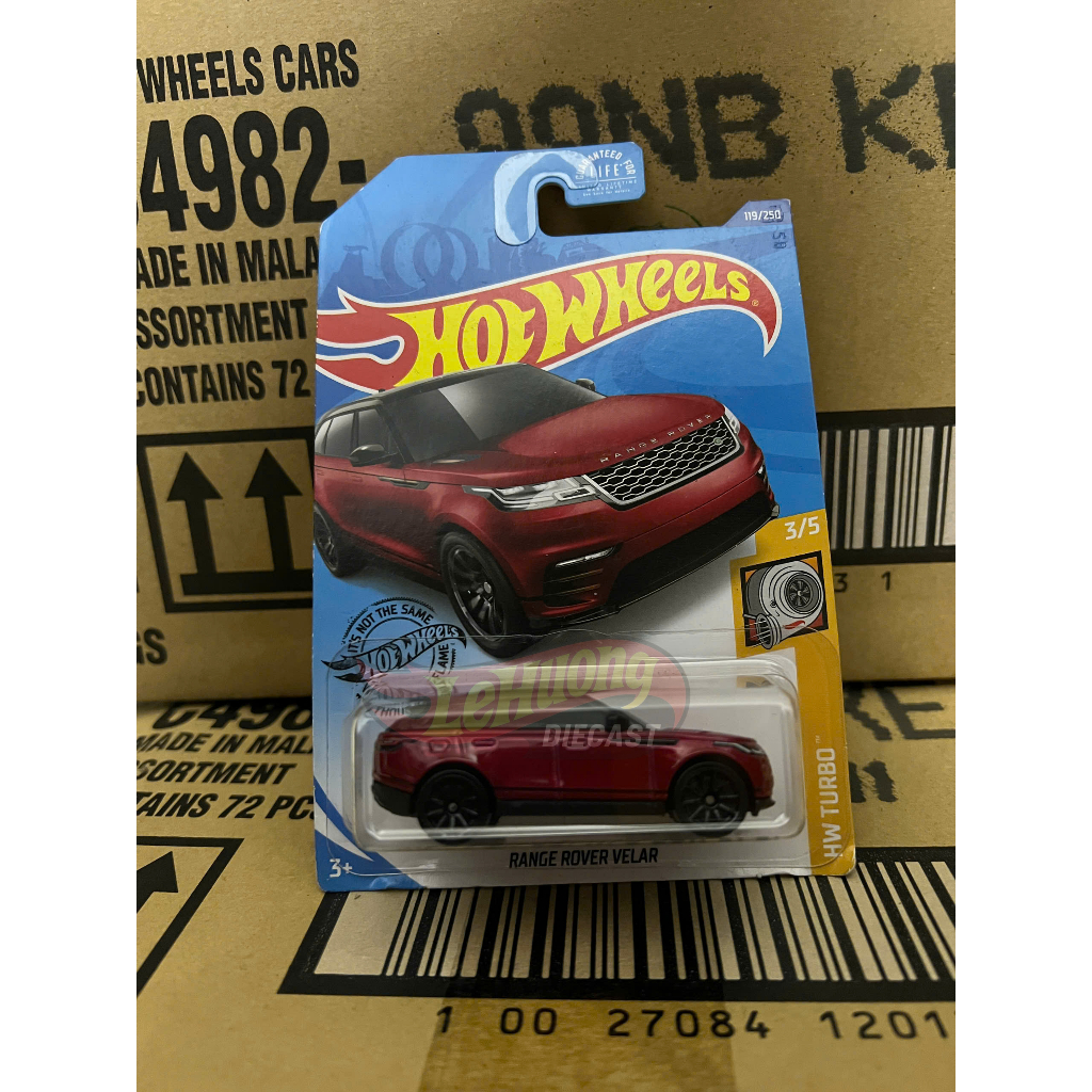 LeHuong Diecast - Xe mô hình Hot Wheels RANGE ROVER VELAR (Red)