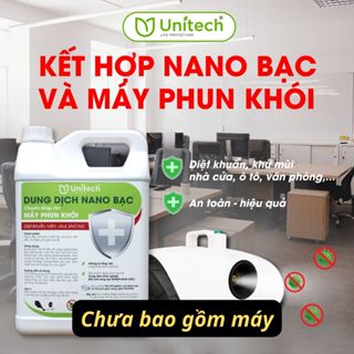 Dung dịch tạo khói nano bạc Unitech | Tinh dầu xông nano Khử khuẩn nhà cửa, khử mùi ô tô, Karaoke (chưa có máy)