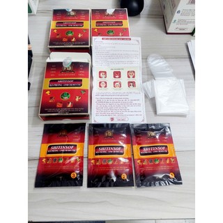 Dầu gội đen tóc Hán Phương Linh Chi (hộp 3 gói)