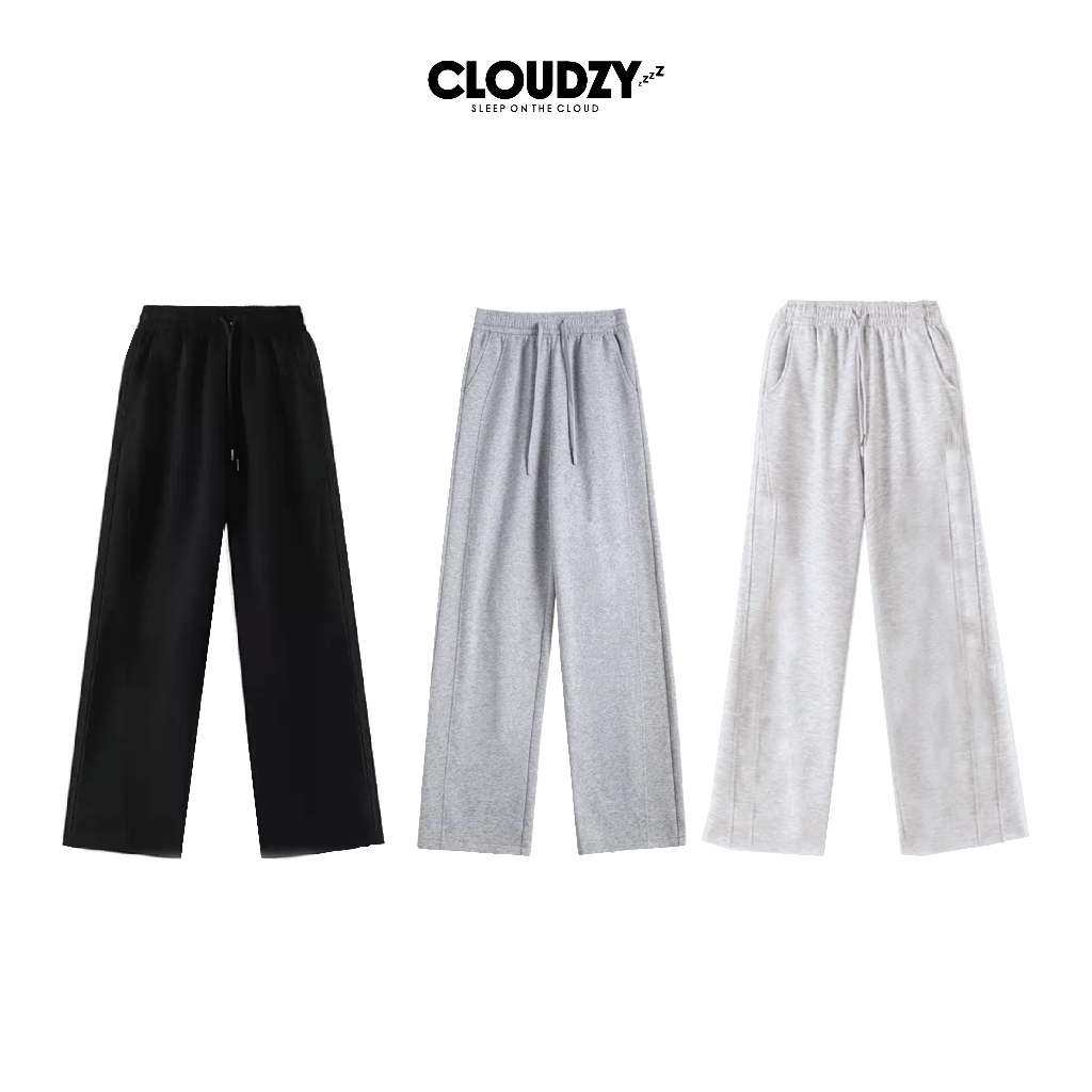 Quần dài nam basic thời trang local brand CLOUDZY ống rộng streettwear form rộng TAG PANTS