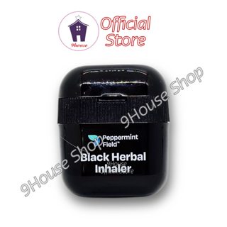   Ống Vuông Mới  01 Hủ Hít Thông Mũi Hương Bạc Hà & Thảo Dược Black Herbal Inhaler Peppermint Field 6gram Thái Lan 