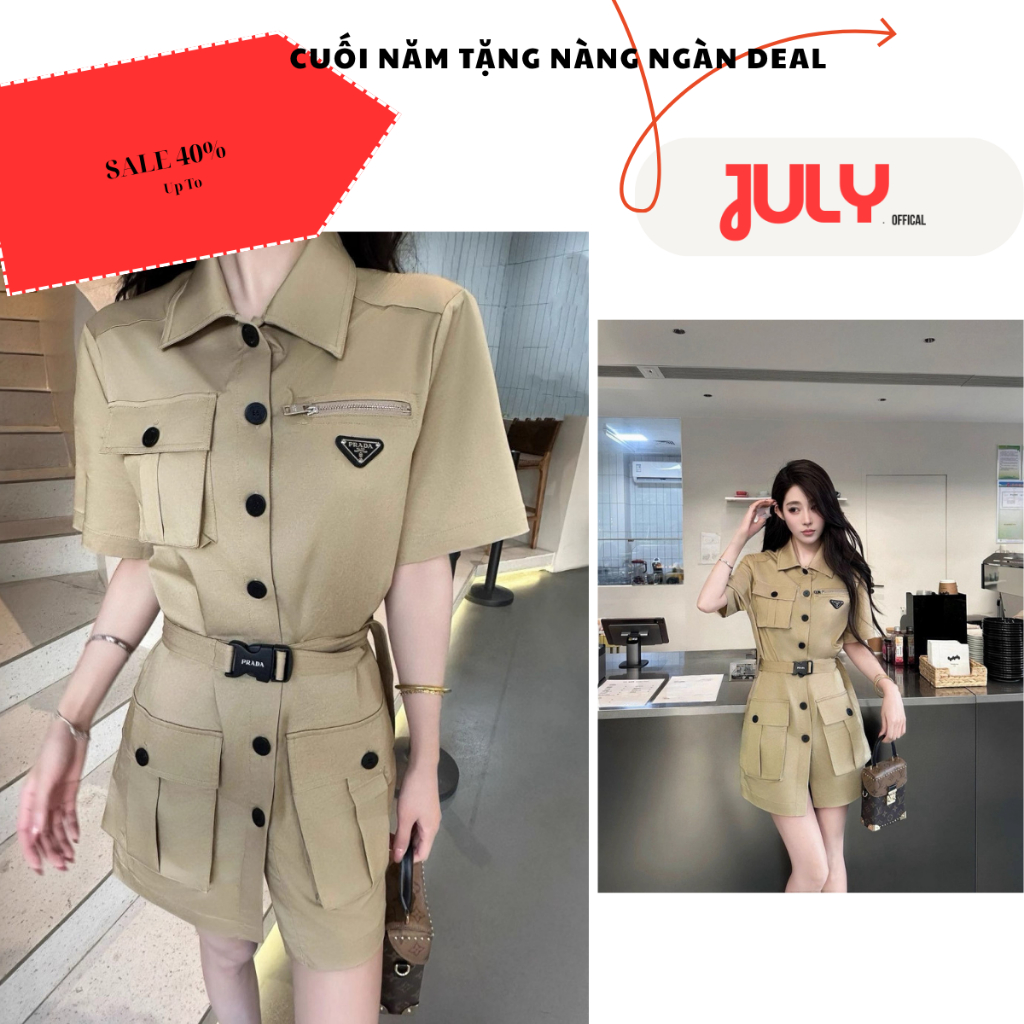 Váy công sở mới thu/đông 𝐉𝐮𝐥𝐲 𝐎𝐟𝐟𝐢𝐜𝐚𝐥 thời trang có thắt lưng với khóa bấm cắt 3D ở eo và ngực