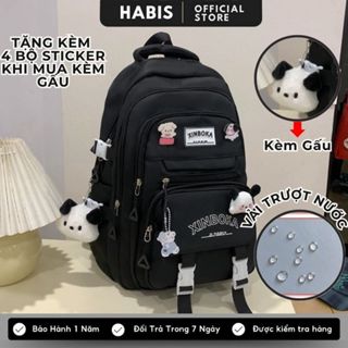 Balo đi học nam nữ unisex cặp đi học nữ nhiều ngăn ulzzang thời trang dễ thương chống nước