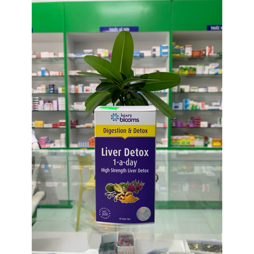 Giải Độc Gan Liver Detox 1-a-day Henry Blooms Chai 30 viên