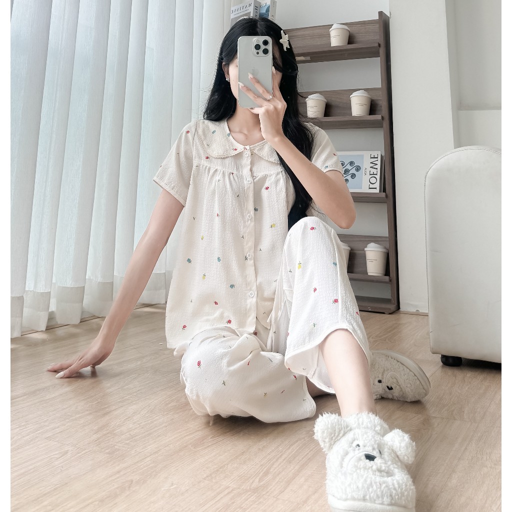 ĐỒ BỘ 💥 𝓢𝓪𝓵𝓮 𝓼𝓸̂́𝓬💥[𝘼̉𝙣𝙝 𝙩𝙝𝙖̣̂𝙩 + 𝙑𝙞𝙙𝙚𝙤] vải lụa mềm mát