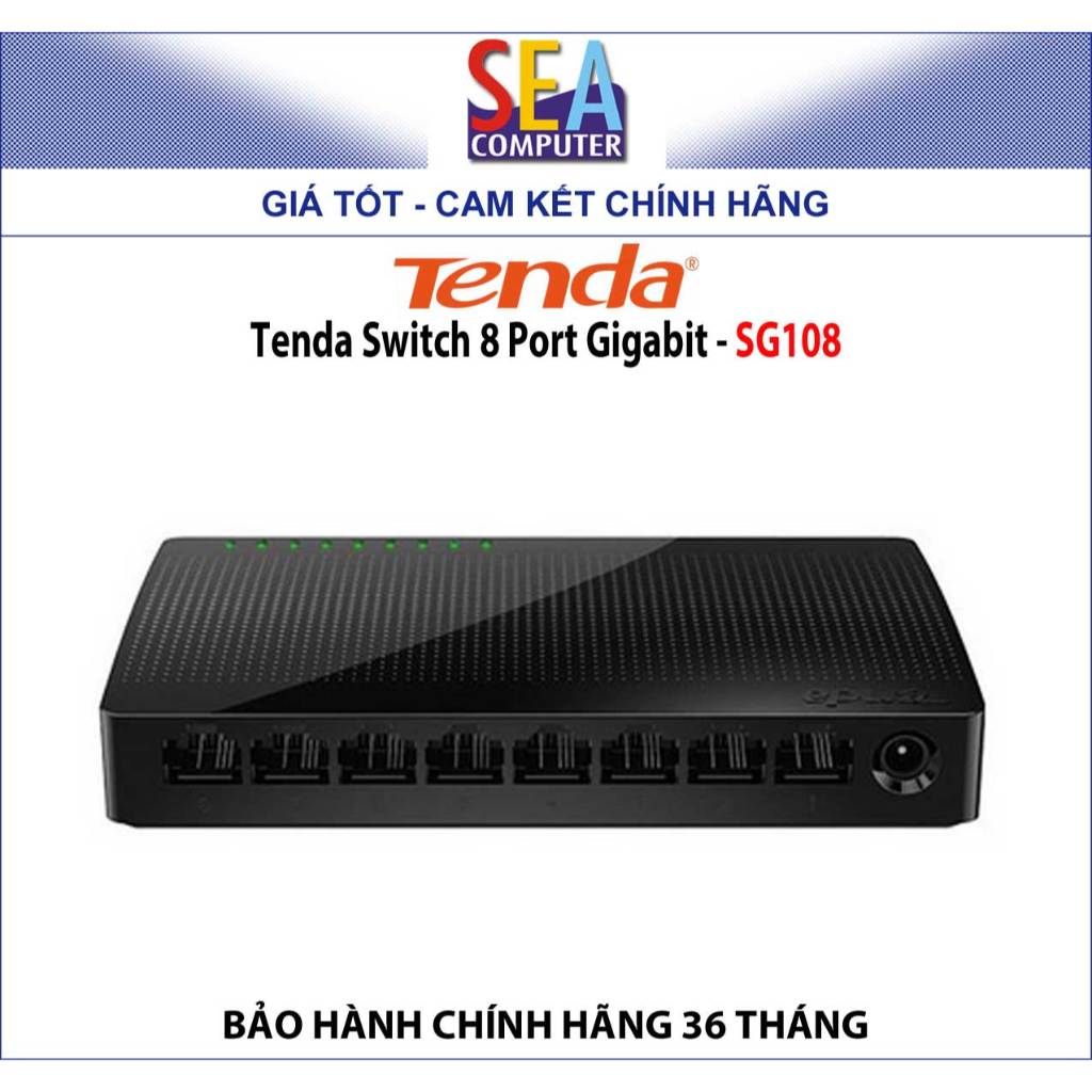 Tenda Switch Để Bàn 8 Port Gigabit - SG108