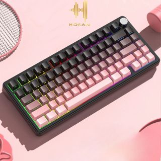  Bàn Phím HOSAN Attack Shark X85 Led RGB Phím Cơ Cao Cấp Có Hotswap 3 Mode Kết Nối Linh Hoạt 