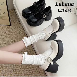  Giày cao gót nữ giày lolita đế cao thời trang phong cách hiện đại 