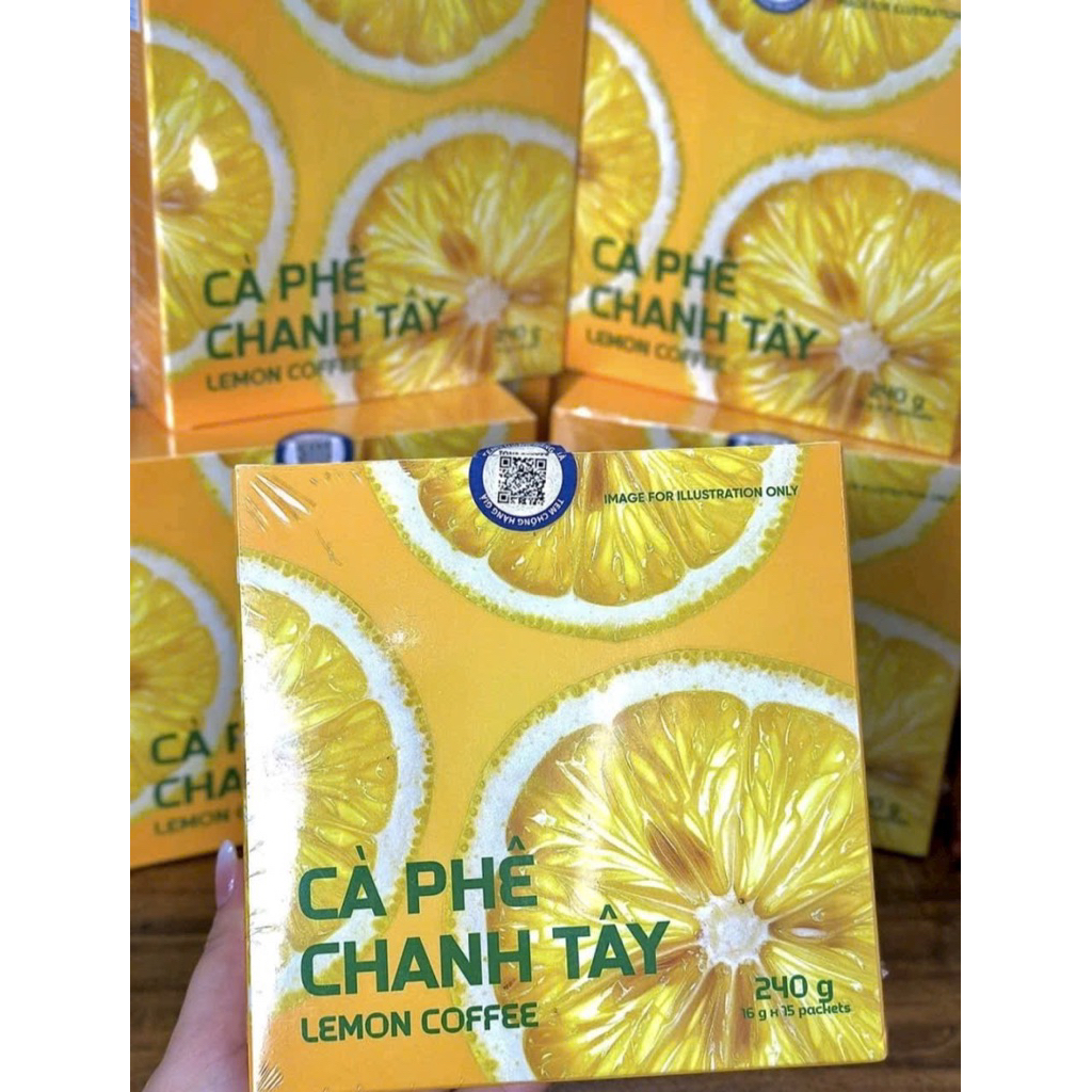 Cà Phê Vị Hòa Tan Chanh Tây Lemon Coffee Chính Hãng 100%