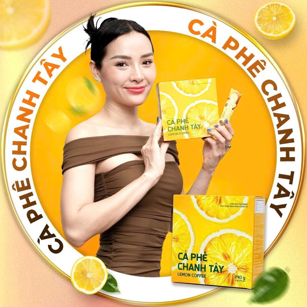 Cà phê Vị Hòa tan Chanh Tây Lemon Coffee chính hãng