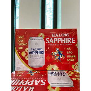  Thùng Bia Lon Hạ Long Sapphire 24 Lon 330ml Tết 2026 