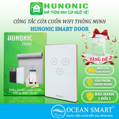 Công Tắc Cửa Cuốn Wifi Hunonic Door, Công Tắc Cửa Cuốn Điều Khiển Từ Xa Qua Điện Thoại - HNDOOR