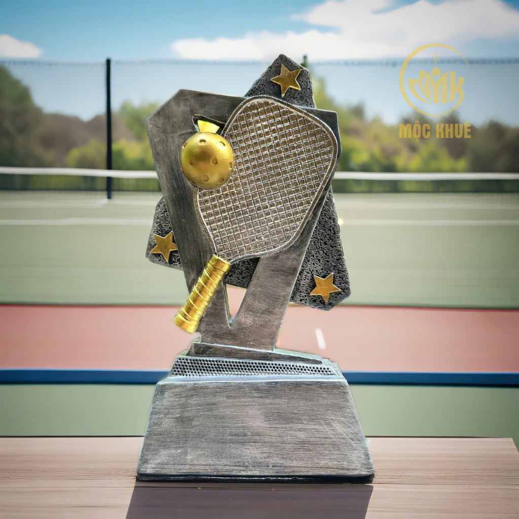 Cúp Pickleball mạ vàng bạc đồng, cúp lưu niệm Pickleball ( Quý khách in thông tin lên cúp vui lòng i