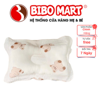  Gối Xô Muslin Gối Xô Bông Có Lõm Định Hình Chống Méo Đầu Cho Bé Phù Hợp Bé Từ 0 Đến 1 Tuổi mẫu mới 2025 