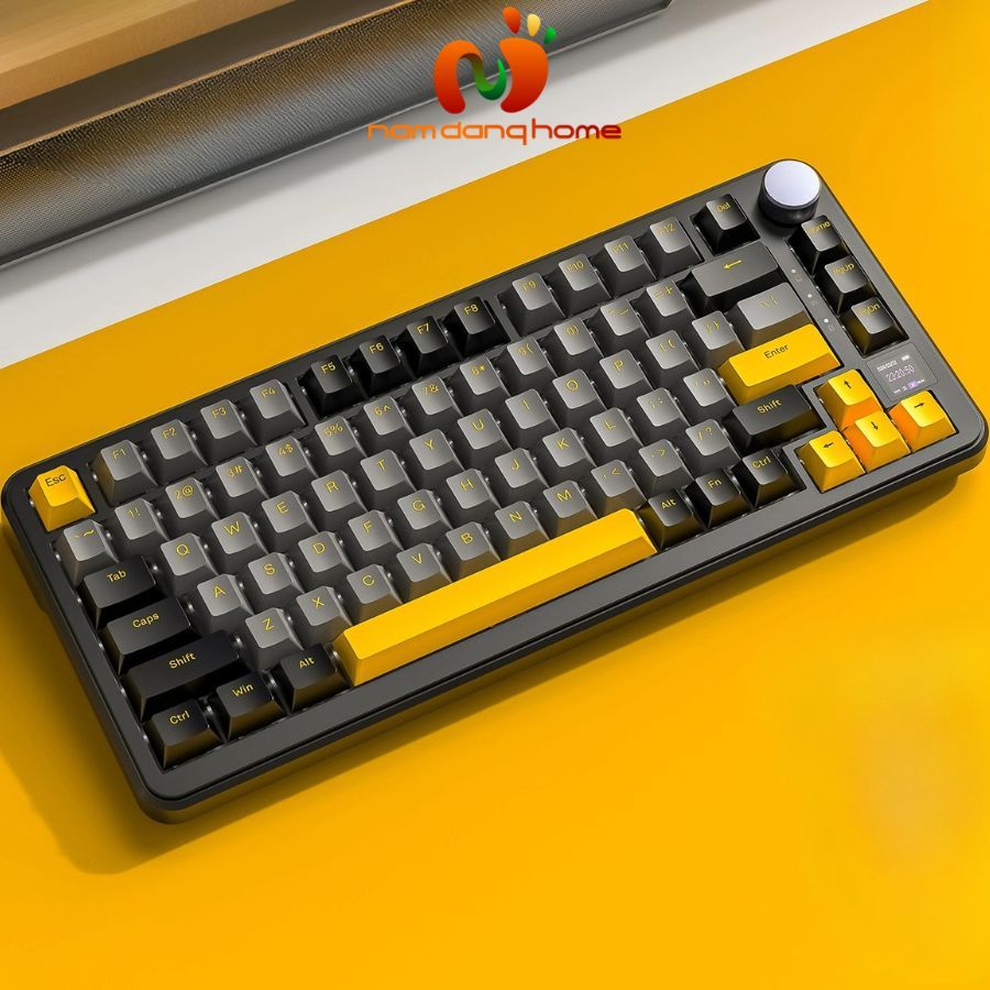 Bàn Phím Attack Shark X85 PRO - Bàn Phím Cơ Không Dây Trang Bị Màn Hình TFT Và Núm Xoay Tiện Lợi