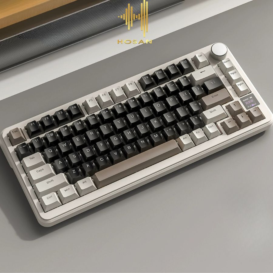 Bàn Phím Gaming HOSAN Attack Shark X85 PRO Trang Bị Phím Cơ Có Hotswap Và Màn Hình Hiển Thị TFT