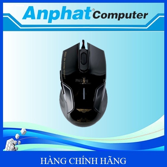 Chuột máy tính có dây Gaming Newmen G7+ LED (Black) - Hàng chính hãng