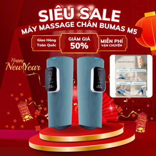 Máy Massage Chân BUMAS M5 - Massage Bằng Khí Nén - Bấm Và Bóp Huyệt Chân Thật - 3 Mức Độ Nhiệt