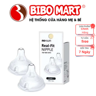 (Chính Hãng) Núm ti Moyuum Hàn Quốc đủ size 1 - 4 Cam kết chính hãng cho bé iu 2024