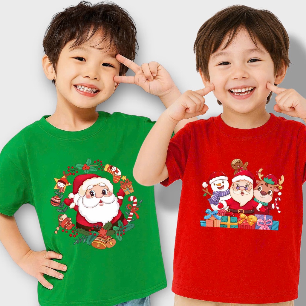 Áo Thun Cotton Lạnh 4 Chiều Hình In BST NOEN 2025,, Babekids Cho bé Trai Từ 13 Đến 50Kg