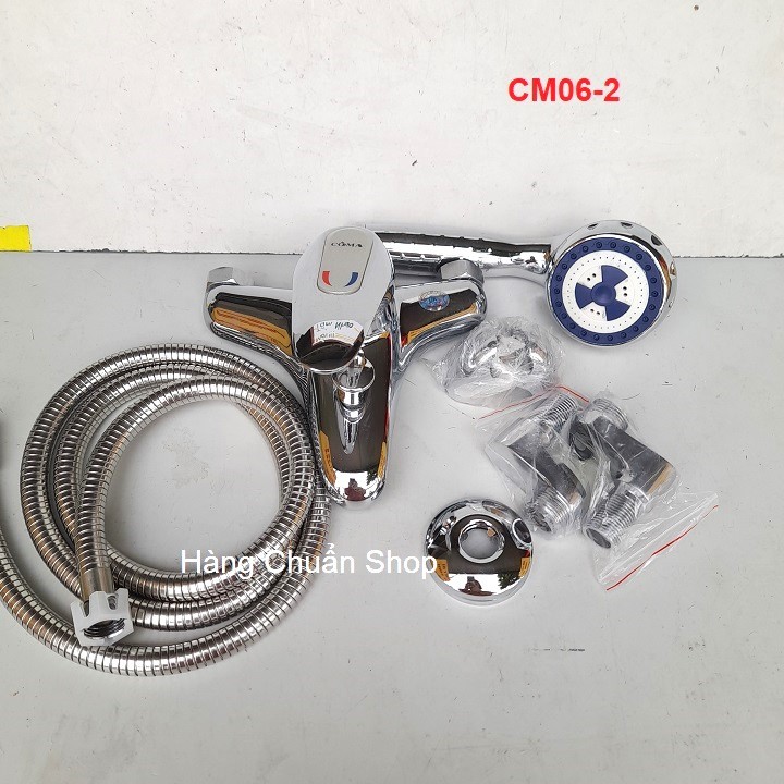 Bộ sen tắm nóng lạnh cao cấp Coma CM06-2 củ to, nước ra mạnh, đồng mạ crom niken. bảo hành 2 năm.