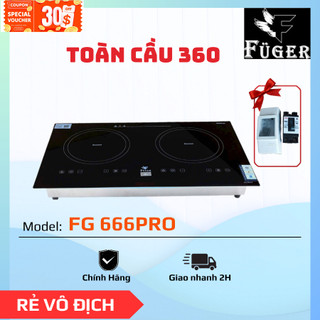  FG 666PRO   BẾP TỪ ĐÔI FUGER   Bàn phím điều khiển cảm ứng Smart Control 