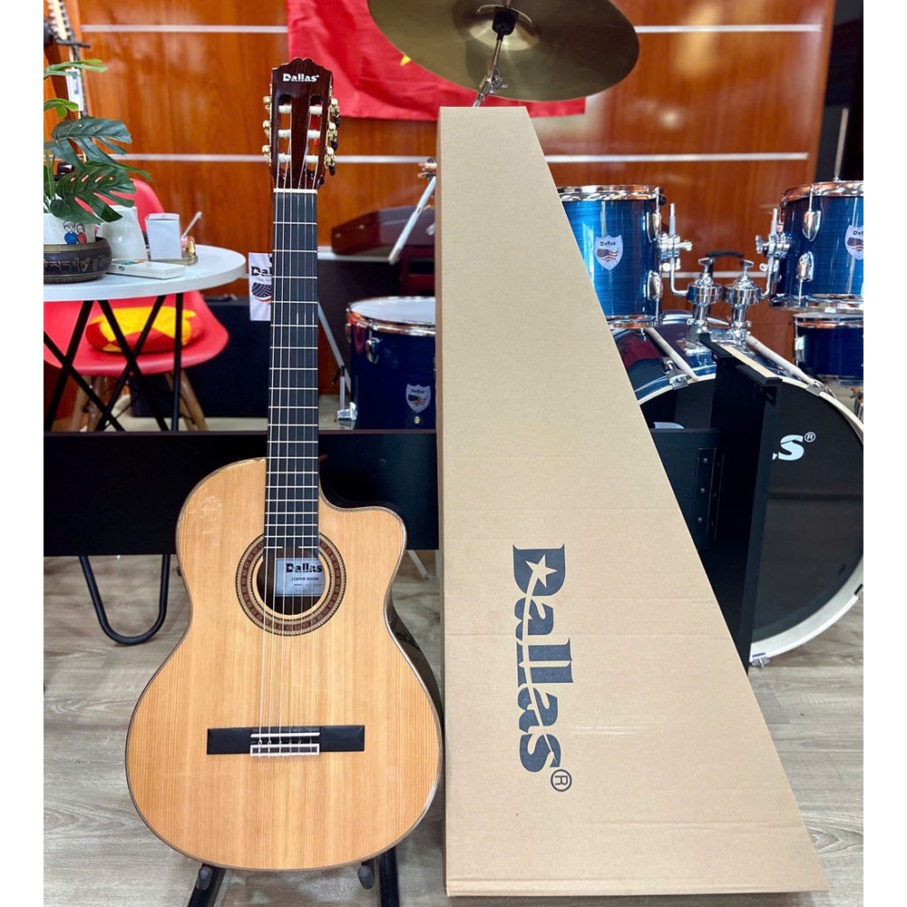 Đàn Guitar Classic Dallas DL C500CE EQ M2 Hiệu Ứng