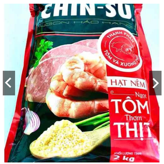 Chính Hãng] Hạt Nêm Chinsu 1.8kg  Hạt nêm Chinsu tôm và thịt [ DATE MỚI]