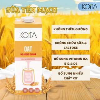 [CHÍNH HÃNG] Sữa Hữu Cơ Koita 1L Mix Đủ Vị Nguyên Kem Ít Béo Yến Mạch - Sữa Tươi Sữa Hạt Organic Ý