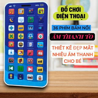 ( LOẠI TO Có Nhái Giọng ) Đồ chơi giáo dục sớm điện thoại trẻ em điện thoại di động đa chức năng