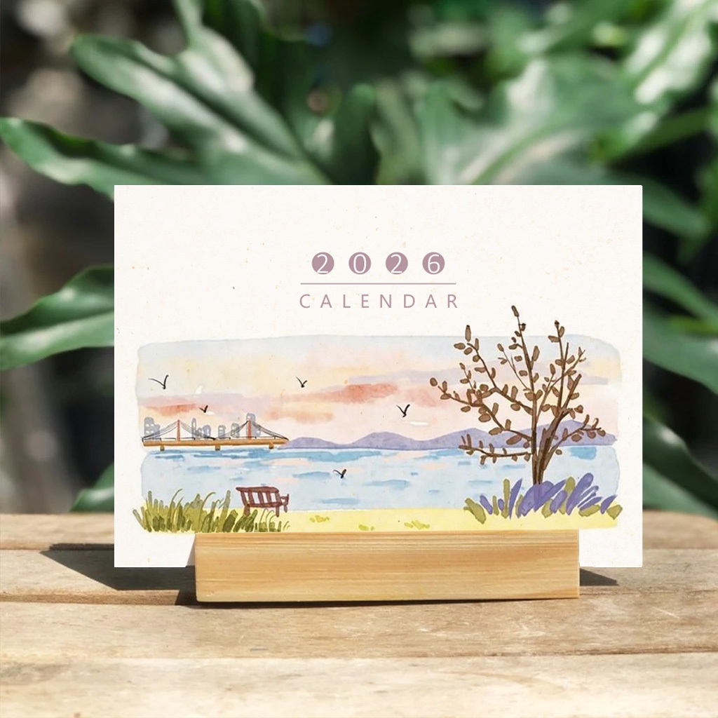 Lịch để bàn 2026 CÓ LỊCH ÂM  CUTE DỄ THƯƠNG