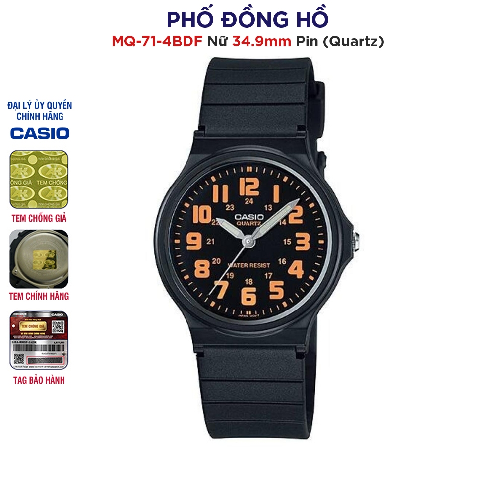 Đồng hồ nữ Casio chính hãng Anh Khuê MQ-71-4BDF