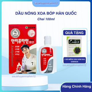  Dầu Nóng Xoa Bóp Xương Khớp Hàn Quốc Antiphlamine Hàng Chính Hãng Date Mới Chai 100ml 