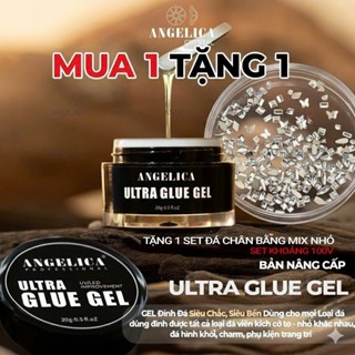  Ultra Gel Đính Đá Siêu Chắc Siêu Bền ANGELICA Chất Đậm Đặc 20g Dùng Cho Mọi Loại Đá Đính Đá Siêu Chắc ANG-UTGLG 