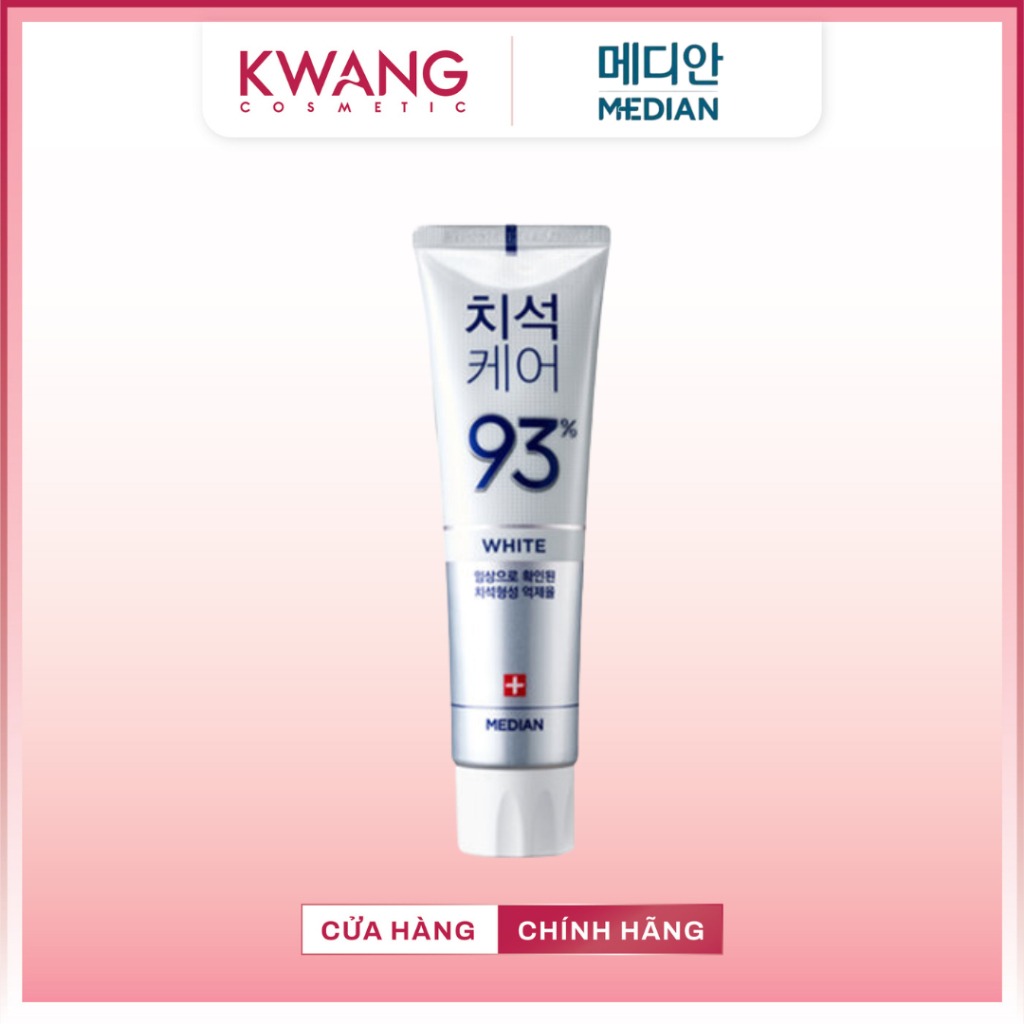 Kem đánh răng MEDIAN Dental IQ 93% Màu Trắng Bạc Hàn Quốc 120g