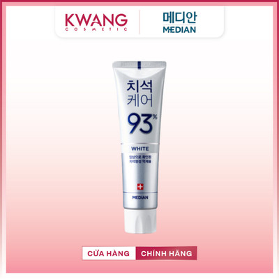 Kem đánh răng MEDIAN Dental IQ 93% Màu Trắng Bạc Hàn Quốc 120g